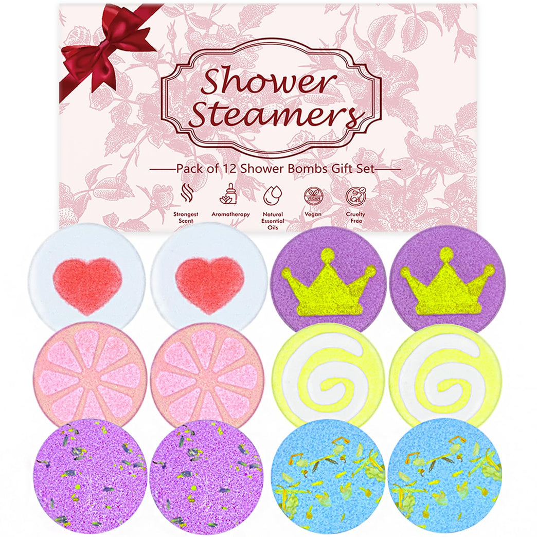 Lanwexy Shower Steamers: Aromatherapy Shower Bombs with Natural Essential Oils