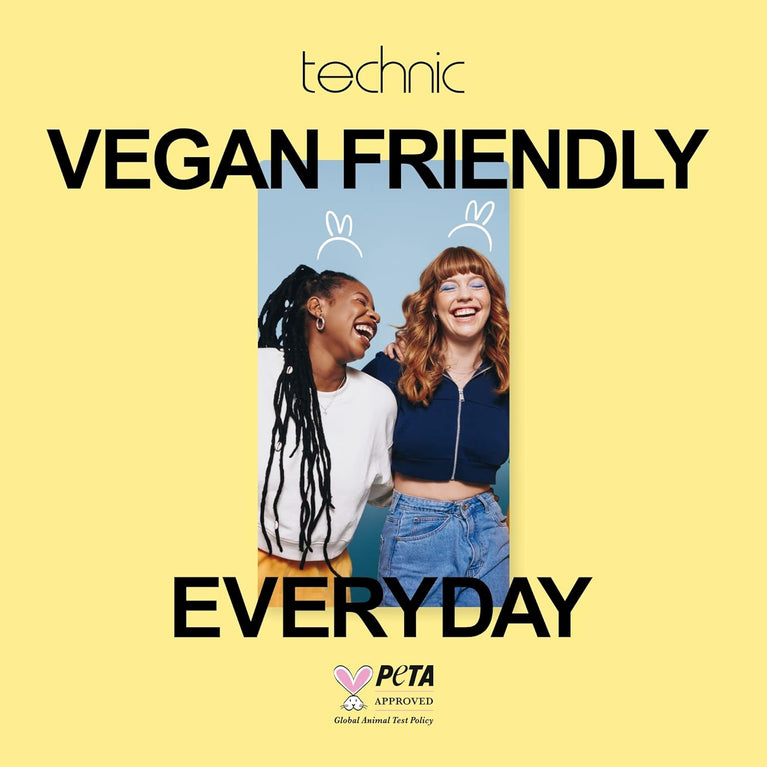 Technic All-Day Wear Liquid Eyeliner - Waterproof, Smudge-Proof & Ultra-Precise, Rich Jet Black Color for Bold & Natural Looks