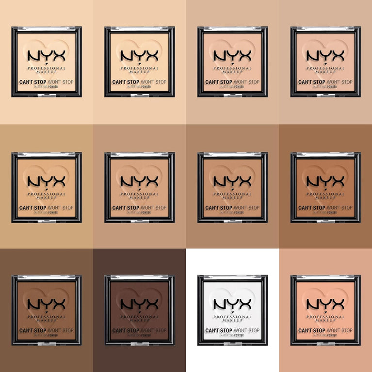 NYX Professional Makeup's Ultimate Shine-Control Mattifying Powder in Light Medium Shade