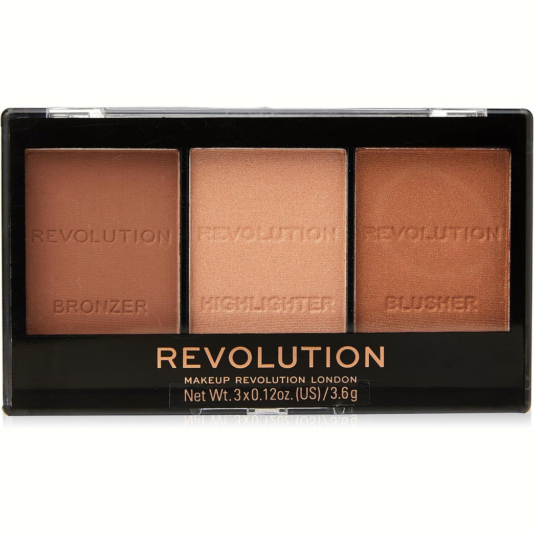 Makeup Revolution's Triple Powder Contouring Palette - Ethically Conscious Vegan-Friendly