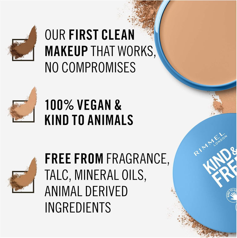Rimmel's Vegan and Cruelty-Free Natural Glow Pressed Powder in Light 020