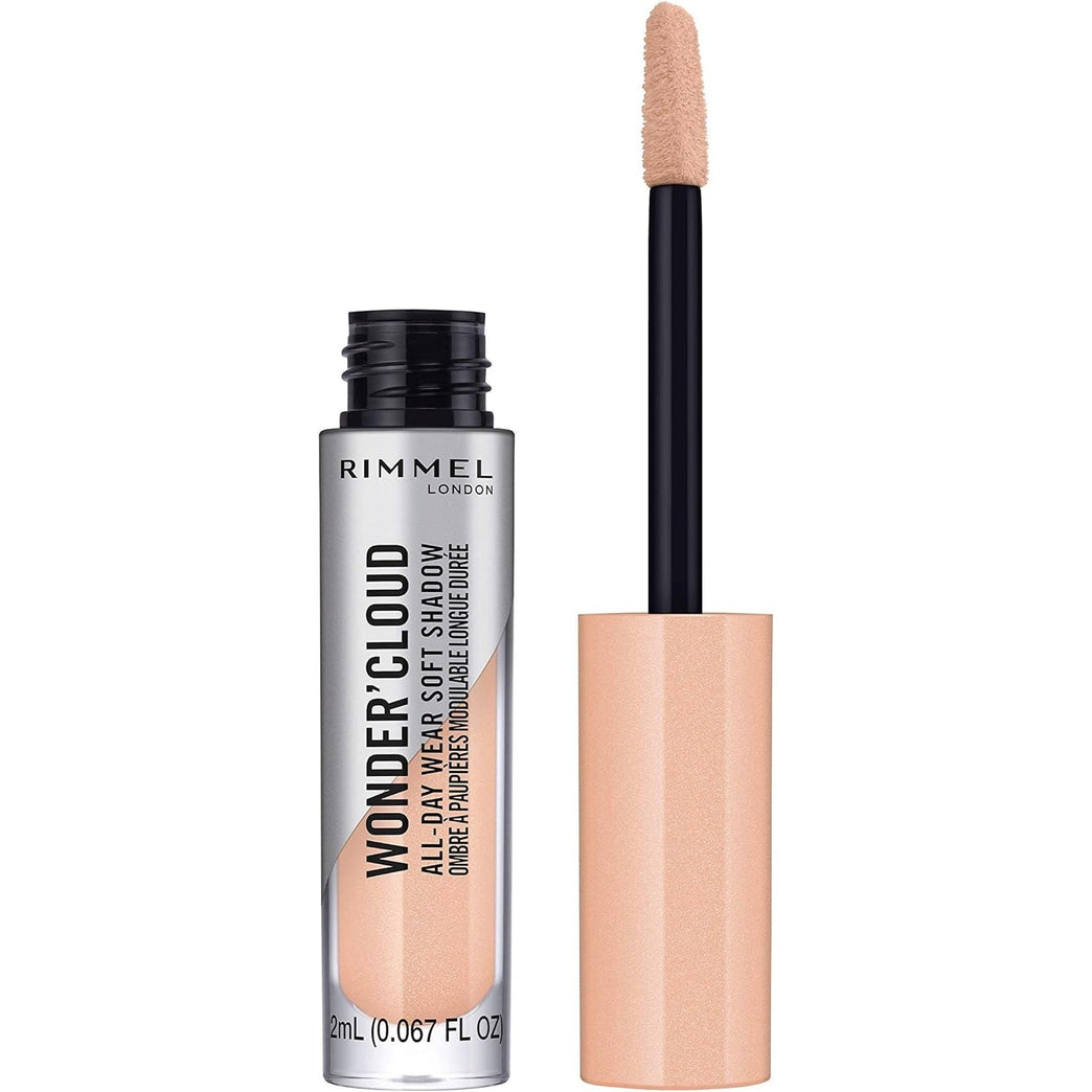 Rimmel London Wonder'Cloud Chilled Peach Liquid Eyeshadow with Built-in Primer