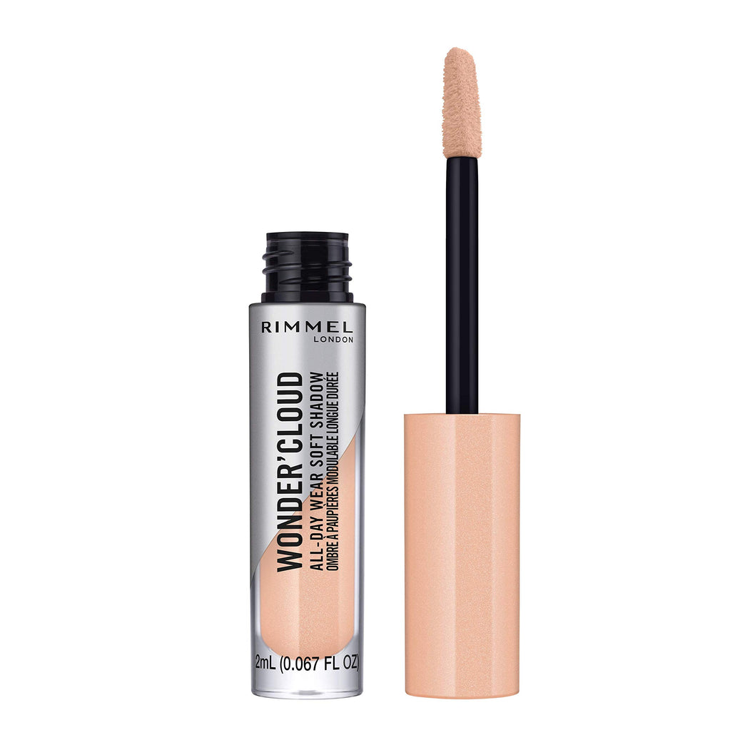 Rimmel London Wonder'Cloud Chilled Peach Liquid Eyeshadow with Built-in Primer