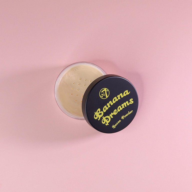 W7 Brightening Banana Dreams Loose Powder - Universal Yellow Setting Powder Suitable for All Skin Types