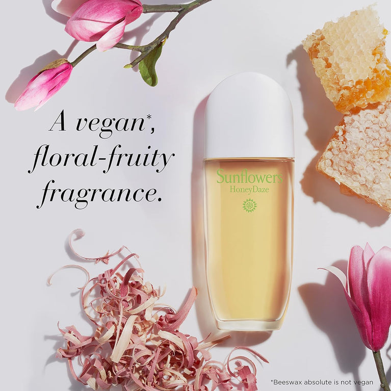 Elizabeth Arden Sunflowers HoneyDaze Eau de Toilette, 100ml - Luxurious Sustainable Fragrance