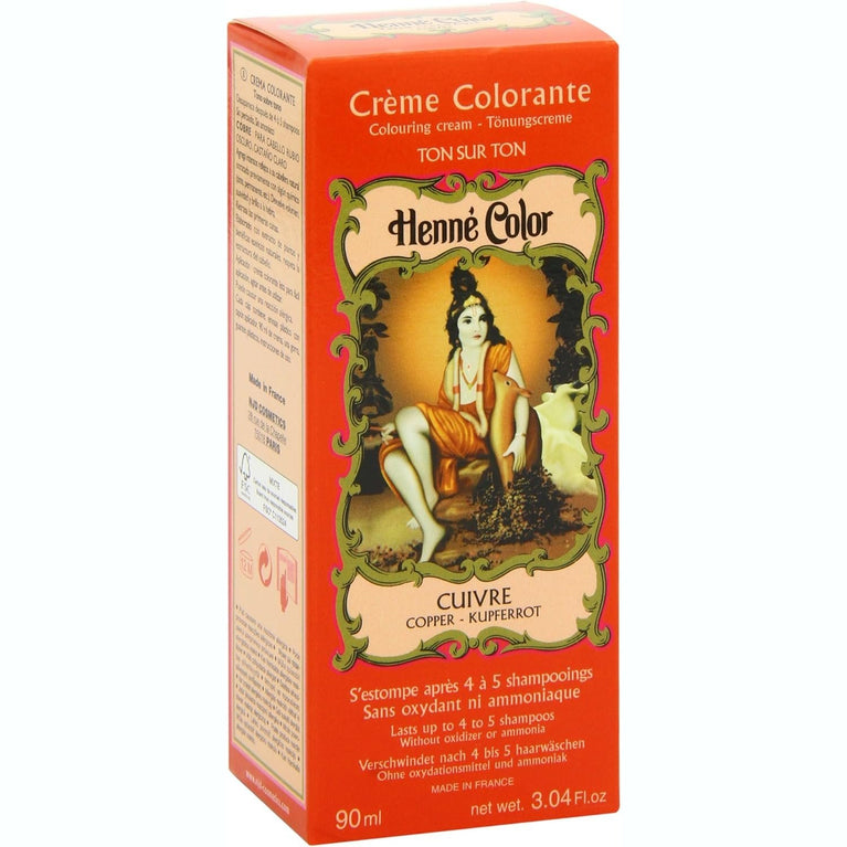 Henne Color Copper Henna Hair Colouring Cream 90 ml
