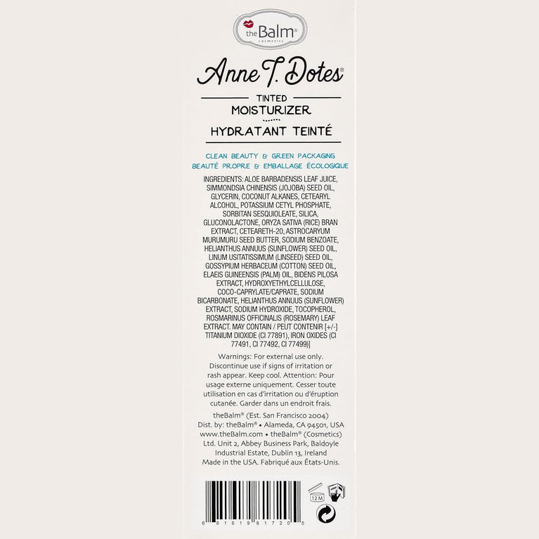 theBalm Cosmetics Radiant Complexion Tinted Moisturizer in Medium Shade #26 - 30ml