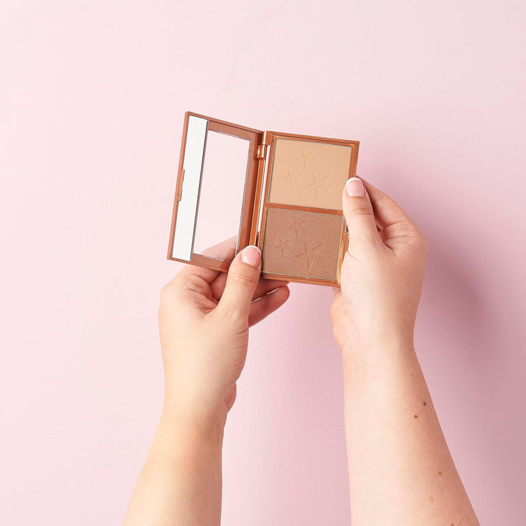 All-Day Radiant Glow Kit - Professional Vegan Bronzer and Highlighter Duo