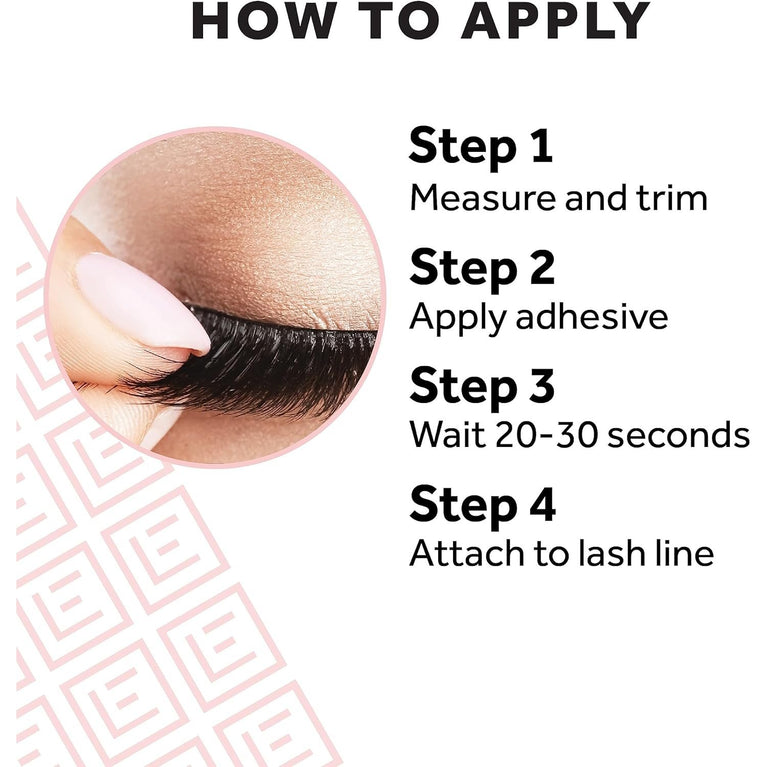 Eylure Reusable and Lightweight 3/4 Length No. 003 Contact Lens Friendly False Lashes