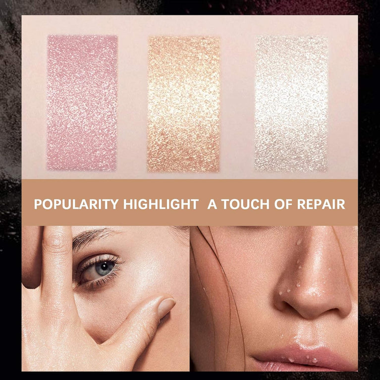 Versatile Shimmer and Sculpt Highlighter Makeup Kit
