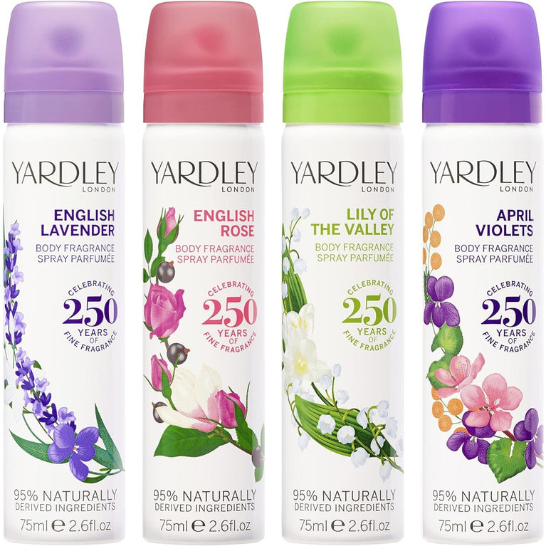 Yardley London April Violets Body Spray - Refreshing Floral Scent