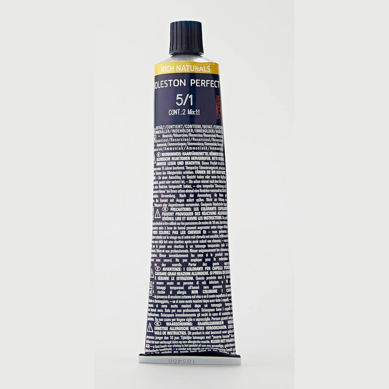 Wella Koleston Perfect Me+ Rich Naturals Light Brown Ash Hair Colour Cream - 60 ml