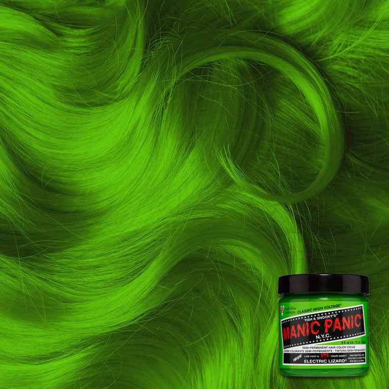 Manic Panic High Voltage Classic Cream Formula, Electric Lizard, 118 ml 612600110296 Green