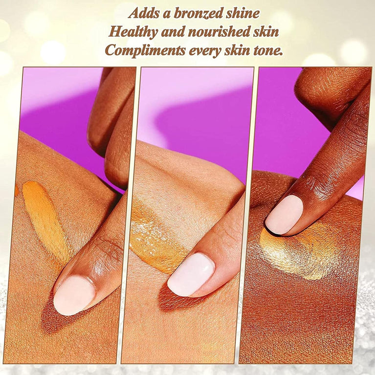 Radiant Glow Rejuvenating Bronzer Drops by Drunk Elephants - Facial and Body Bronzing Essence Twin Pack