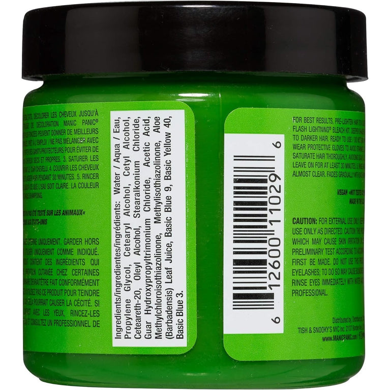 Manic Panic High Voltage Classic Cream Formula, Electric Lizard, 118 ml 612600110296 Green