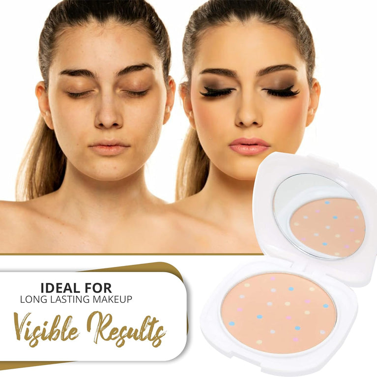 Etmore Luxurious Radiance Compact Powder - Argan Oil Infused for Seamless Blending and Luminous Finish