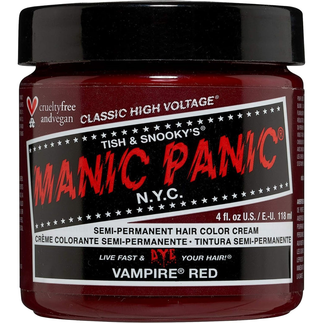 Manic Panic High Voltage Classic Cream Formula, Vampire Red, 0.118 kg 612600110326