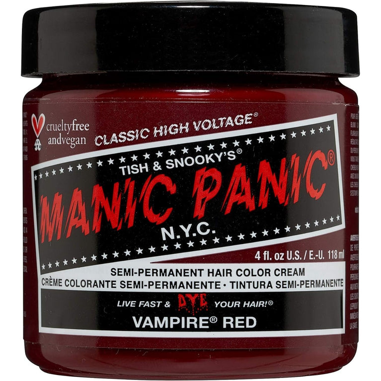 Manic Panic High Voltage Classic Cream Formula, Vampire Red, 0.118 kg 612600110326