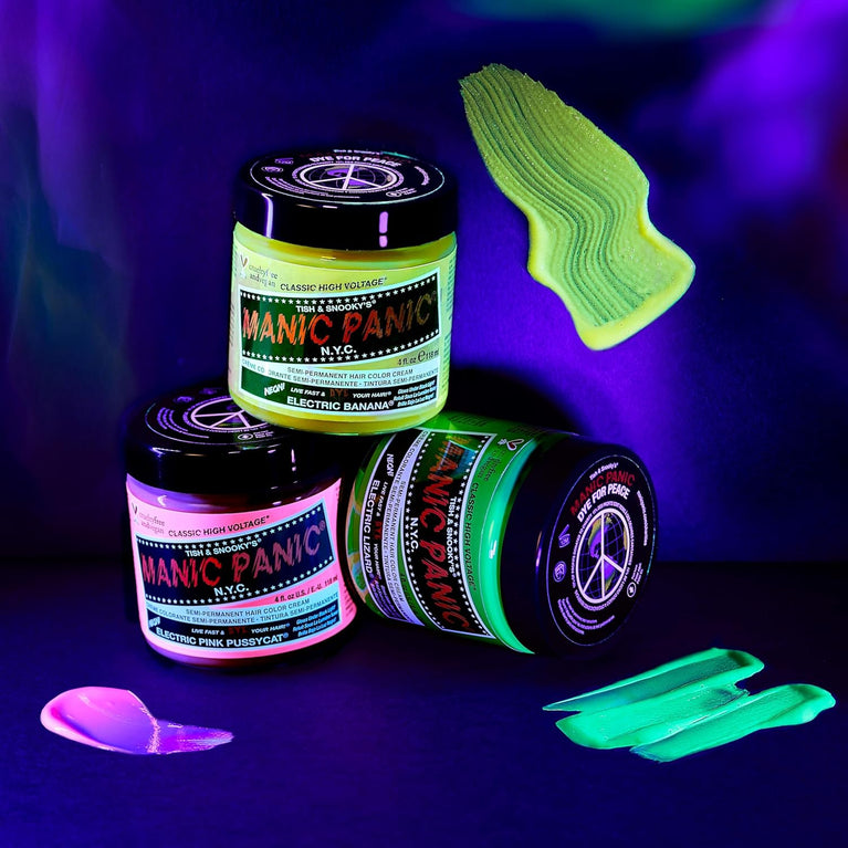 Manic Panic High Voltage Classic Cream Formula, Electric Lizard, 118 ml 612600110296 Green
