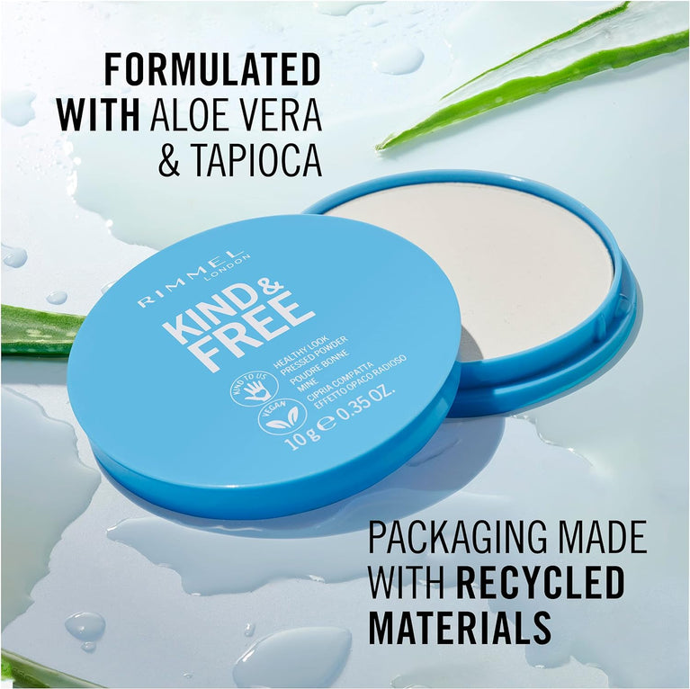 Rimmel's Vegan and Cruelty-Free Natural Glow Pressed Powder in Light 020