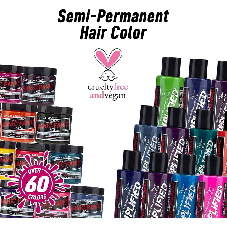 Manic Panic High Voltage Classic Cream Formula Colour Hair Dye (Shocking Blue)