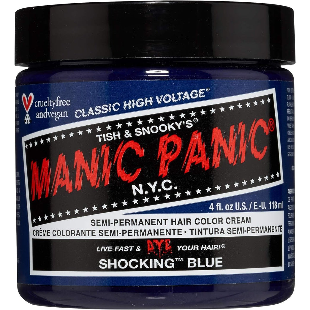 Manic Panic High Voltage Classic Cream Formula Colour Hair Dye (Shocking Blue)