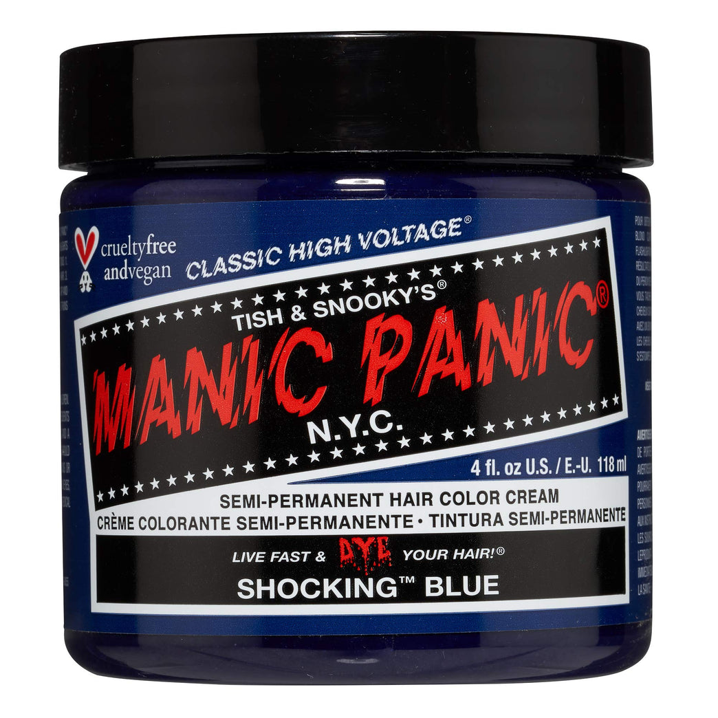 Manic Panic High Voltage Classic Cream Formula Colour Hair Dye (Shocking Blue)