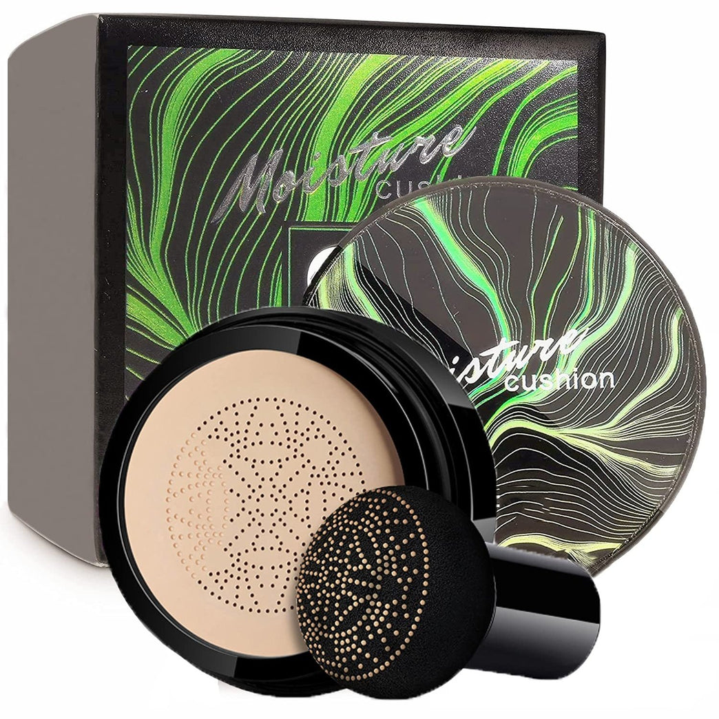 Mushroom Head Air Cushion CC Cream - Long-Lasting Natural Moisturizing Makeup