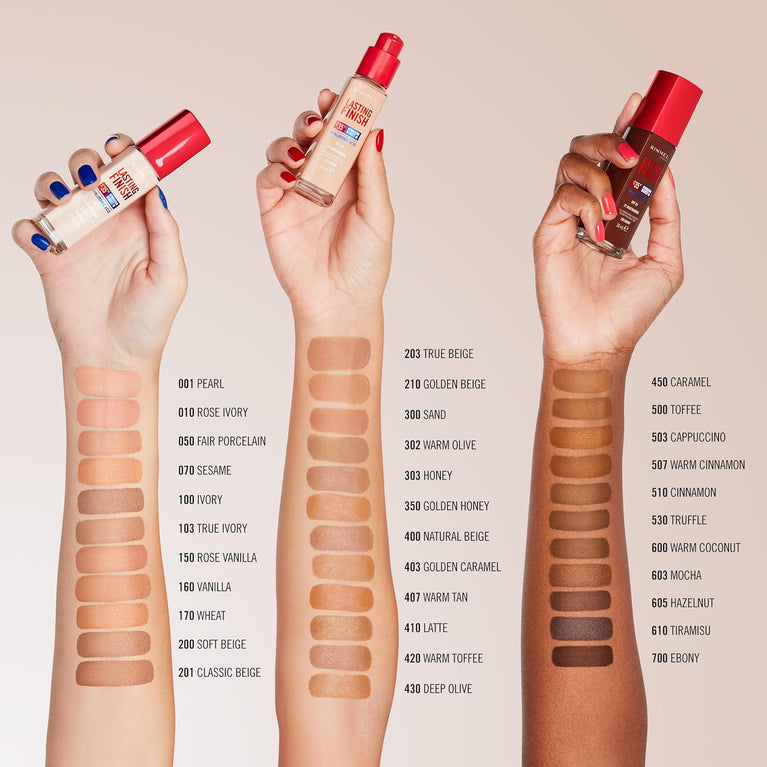 Rimmel 35-Hour Hydrating Foundation with SPF20 - Soft Beige 200 for Full Coverage and Long-Lasting Wear