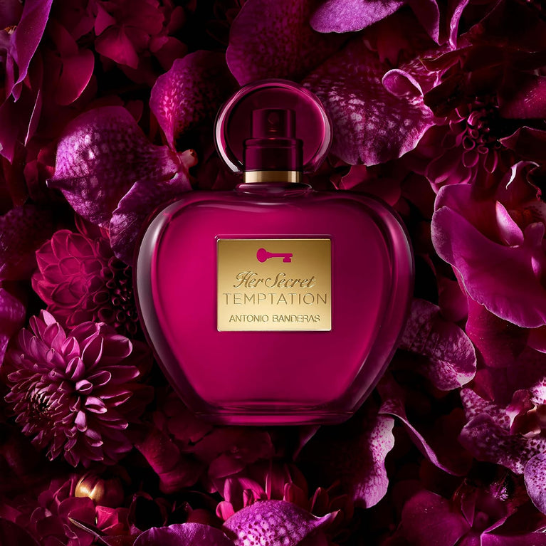 Antonio Banderas Her Secret Temptation Eau de Toilette for Women - Oriental and Sweet Notes - 50 ml