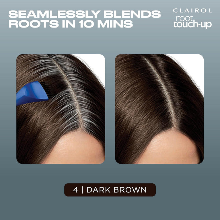 Clairol Root Touch-Up Hair Dye in 4 Dark Brown Shade