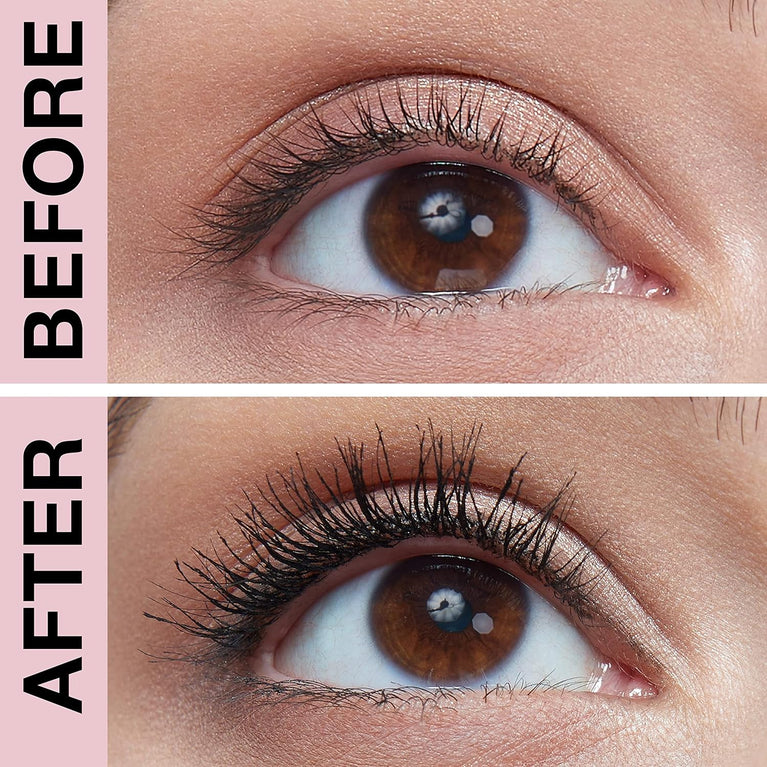 Maybelline New York Sky High Volume & Lengthening Mascara, 7.2ml, Black - Nourishing, Flake-Free, Infused with Bamboo Extract & Fibres