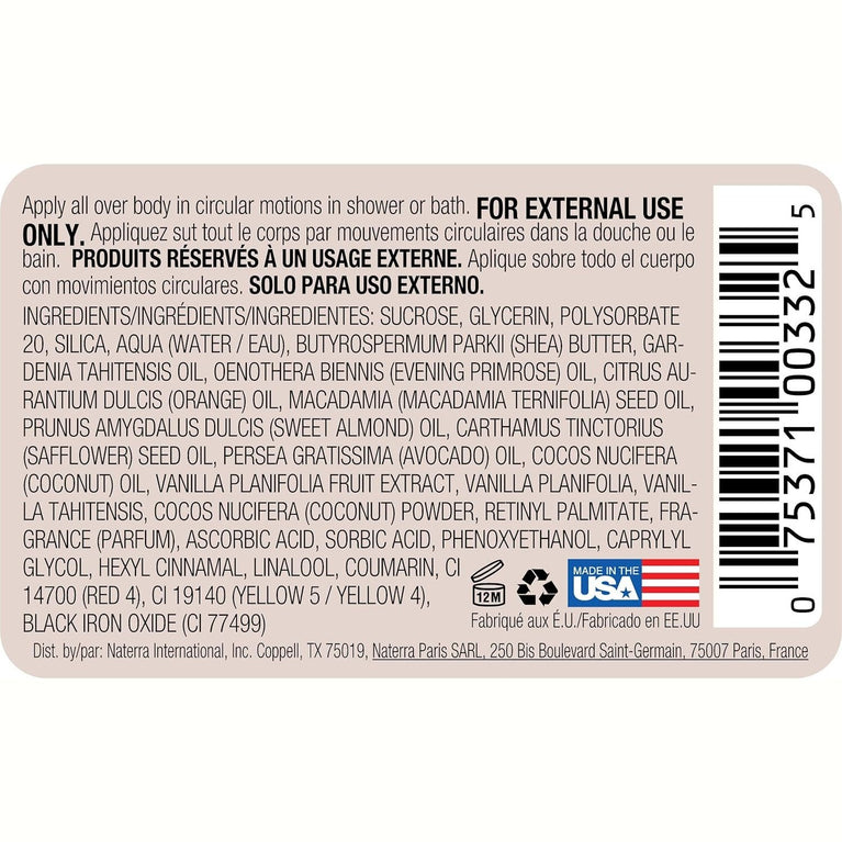 Tree Hut Tahitian Vanilla Bean Shea Sugar Scrub, 18oz, Ultra Hydrating and Exfoliating Scrub for Nourishing Essential Body Care