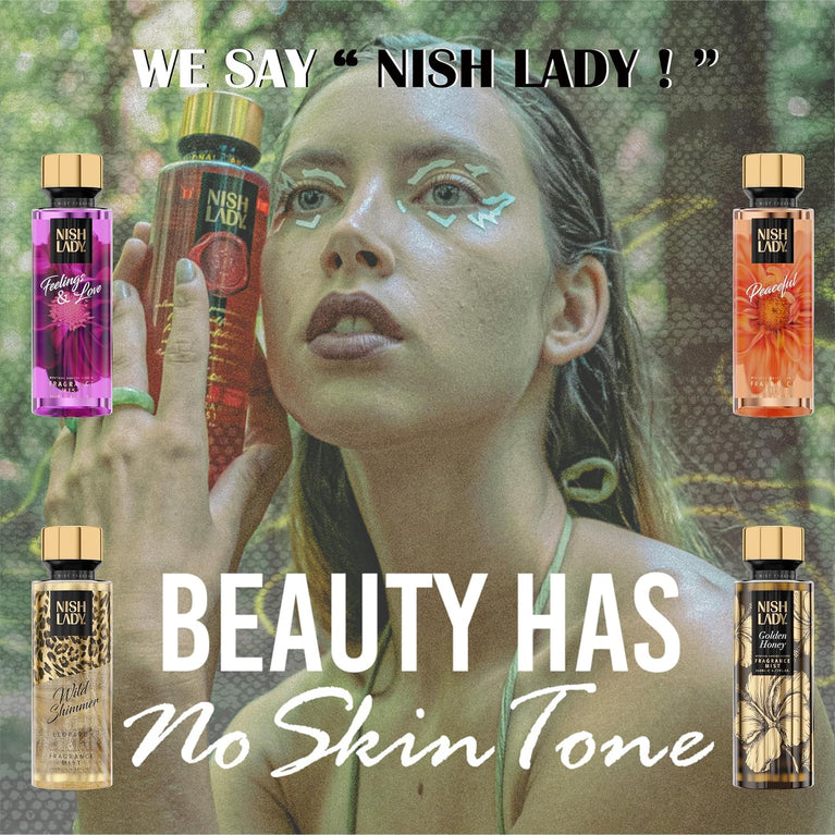 Nishlady Pure Charm Fragrance Body Spray for Women, 260 ml