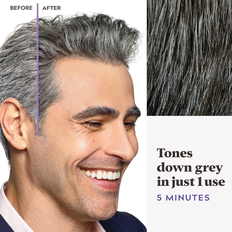 Touch of Grey Dark Brown Hair Dye - Achieve a Subtle Salt & Pepper Look, T45