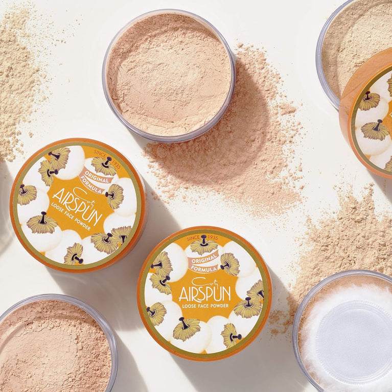 COTY Airspun Airbrushed Finish Loose Face Powder - Extra Coverage Translucency