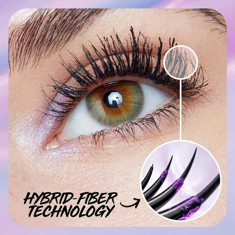 Maybelline 24H Falsies Surreal Mascara - Salon-Class Extension & Volume, Suitable for Sensitive Eyes, Easy Removal, Washable, Black
