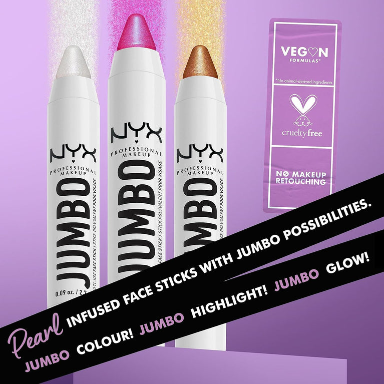 NYX Professional Radiant Glow Jumbo Highlighter Stick in Vanilla Ice Cream Hue