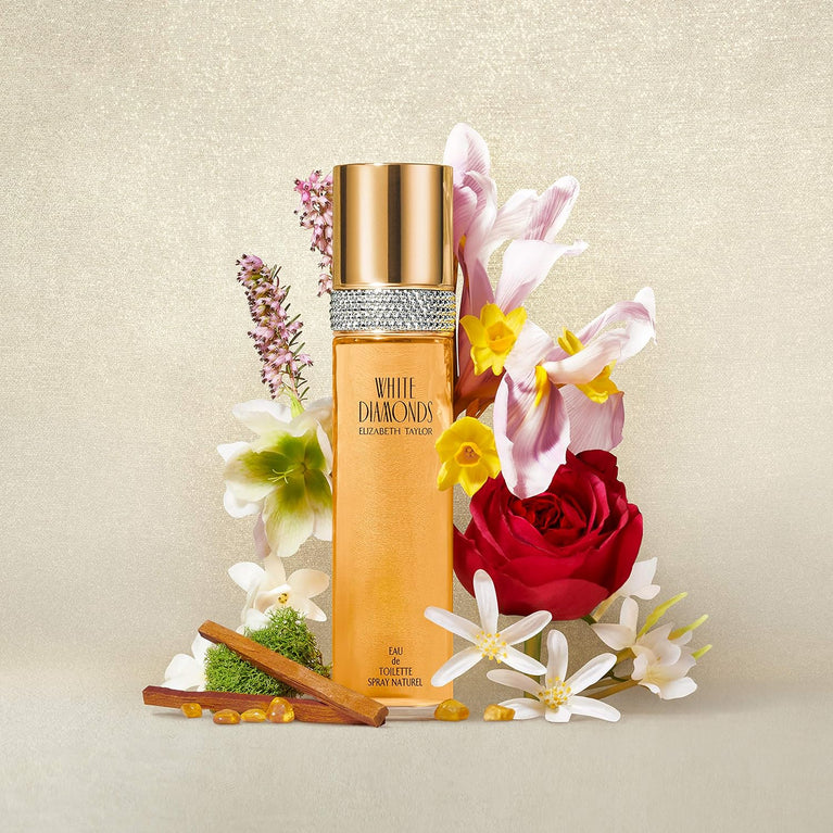 Elizabeth Taylor White Diamonds Eau De Toilette, 100 ml - Luxurious and Captivating Fragrance