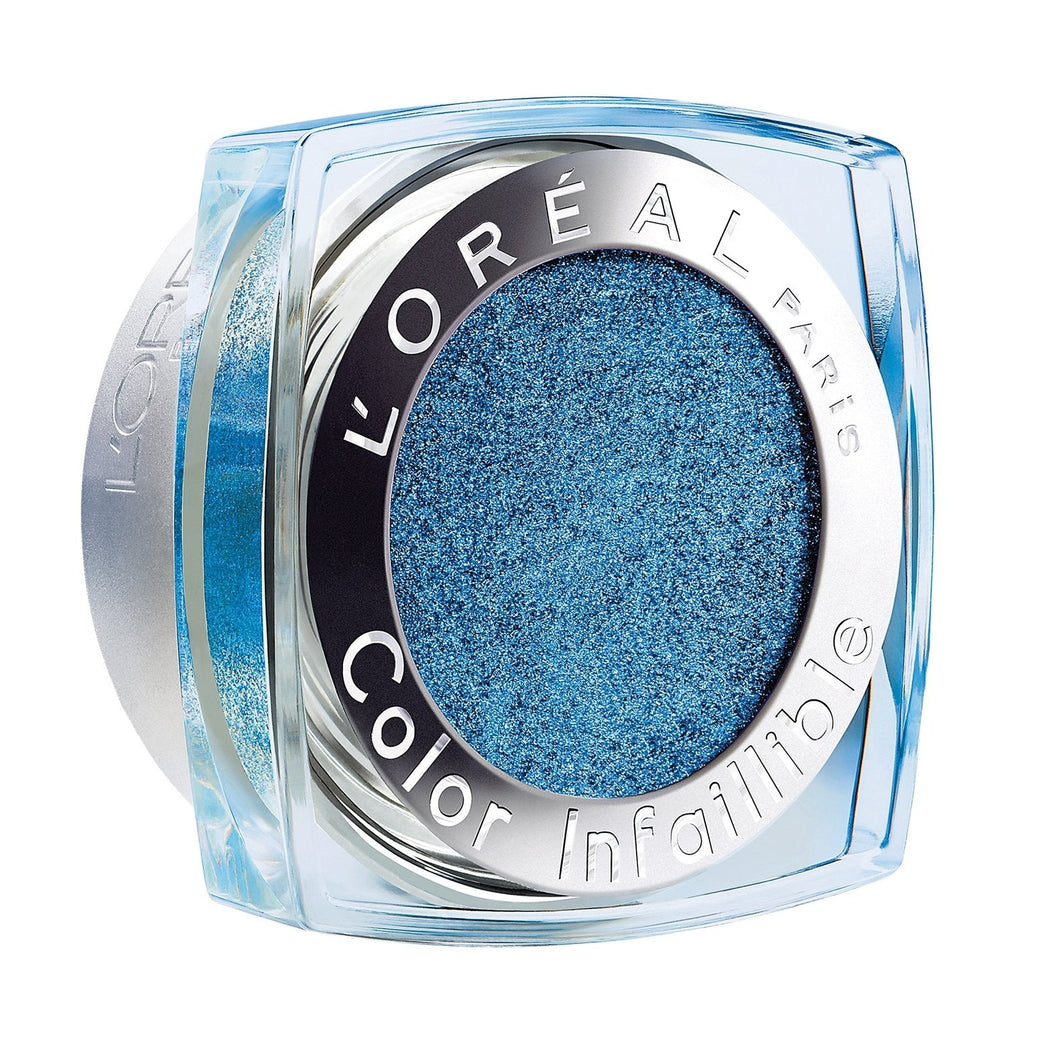 L'Oreal 24-Hour Ultra Pigmented Eyeshadow - Bold Blue Curacao - 018