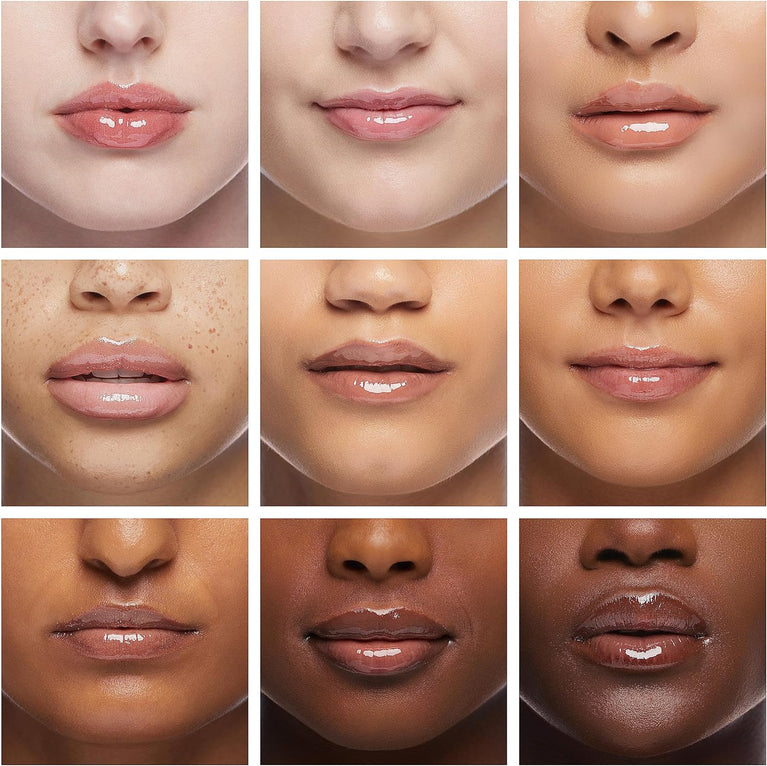 Revolution Beauty London Kissable Pout Bomb Lip Gloss, Vitamin E Infused, High Pigment, Tingle Sensation, Glaze Clear